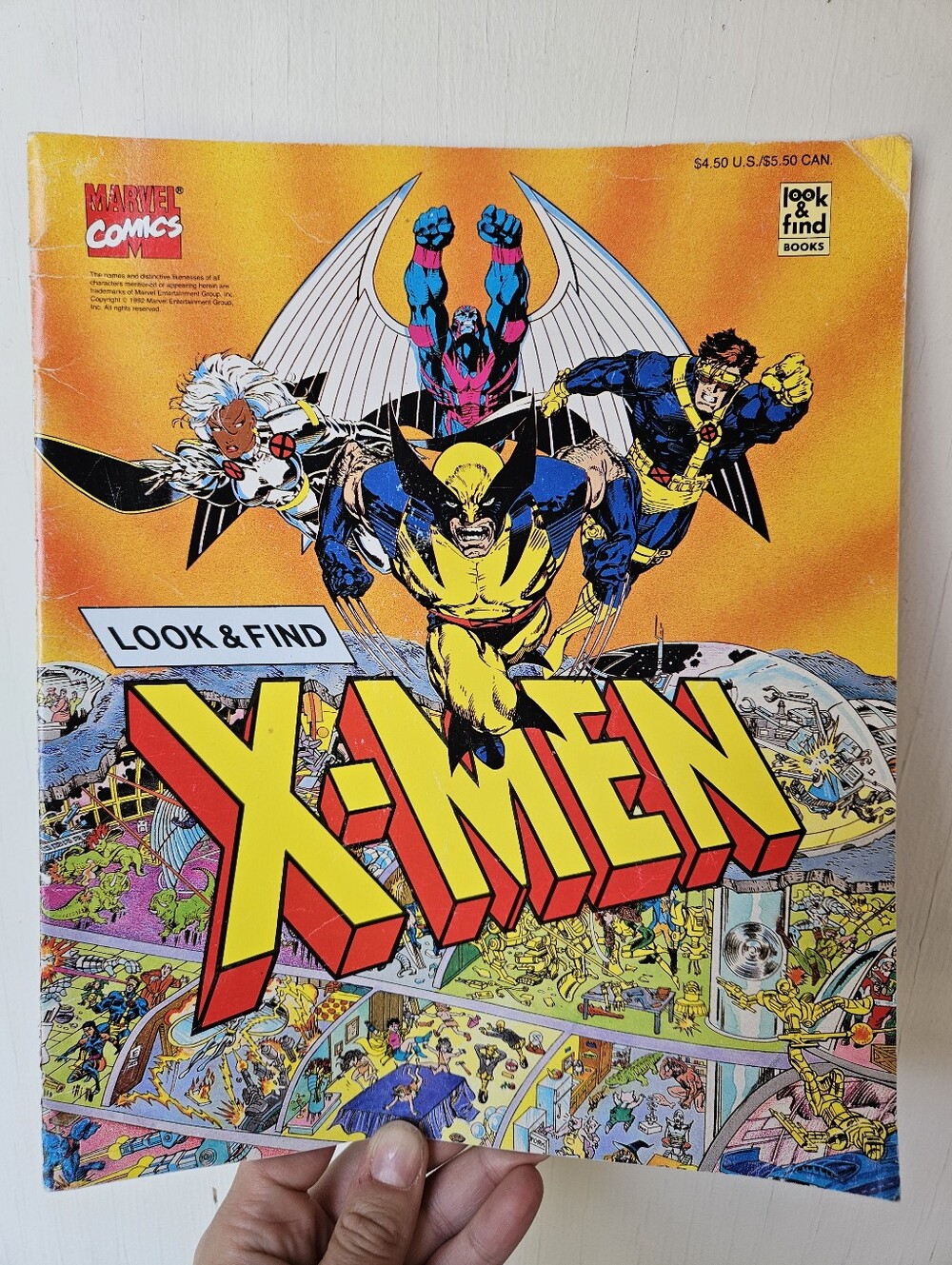 90s X-Men Look And Find Picture Book